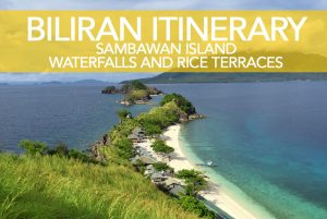 Biliran Itinerary