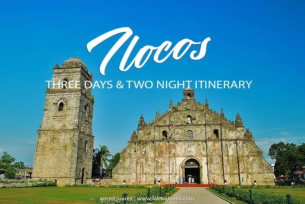 Ilocos Itinerary