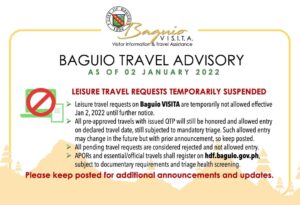 Baguio Travel Requirements